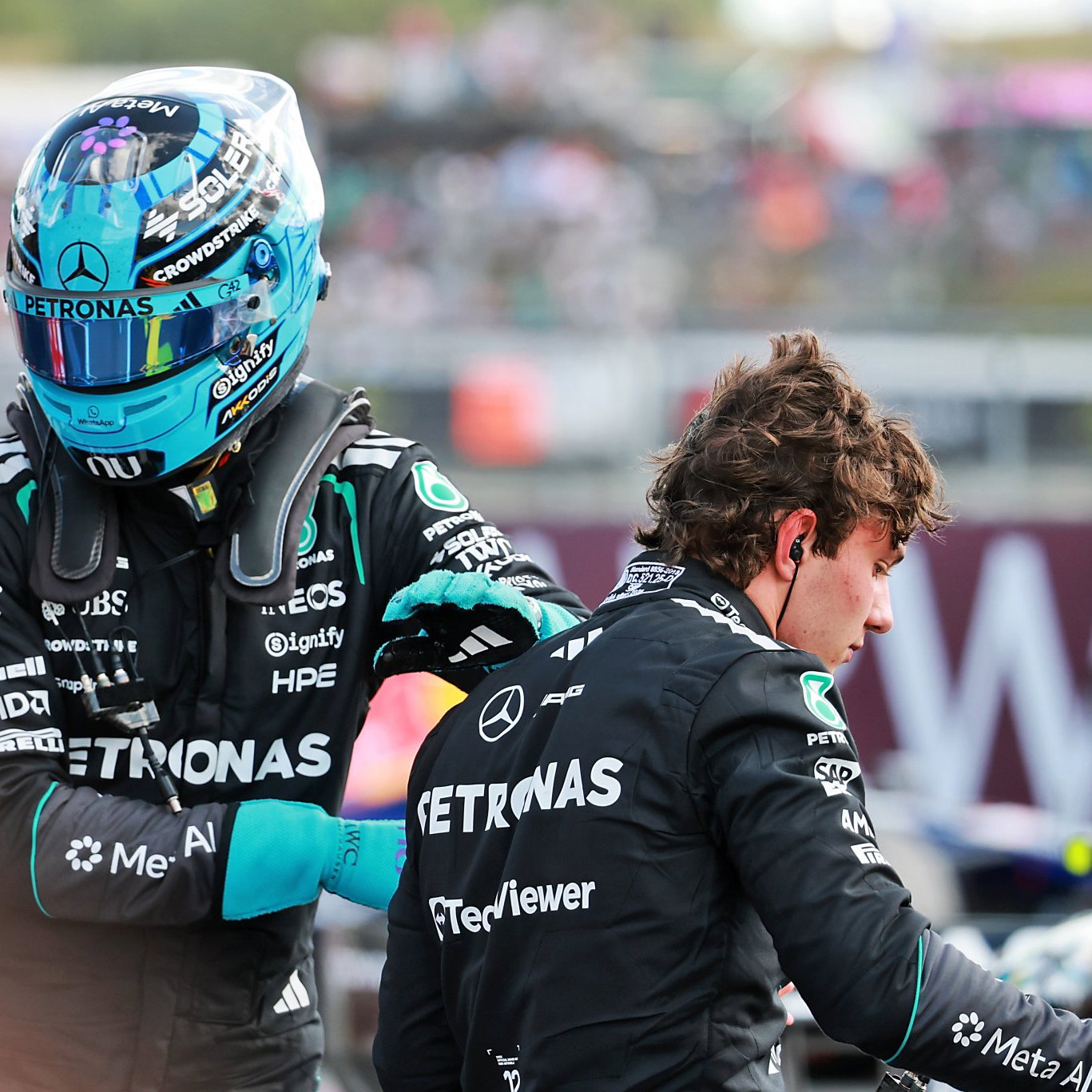Russell has struggled against Antonelli at Silverstone