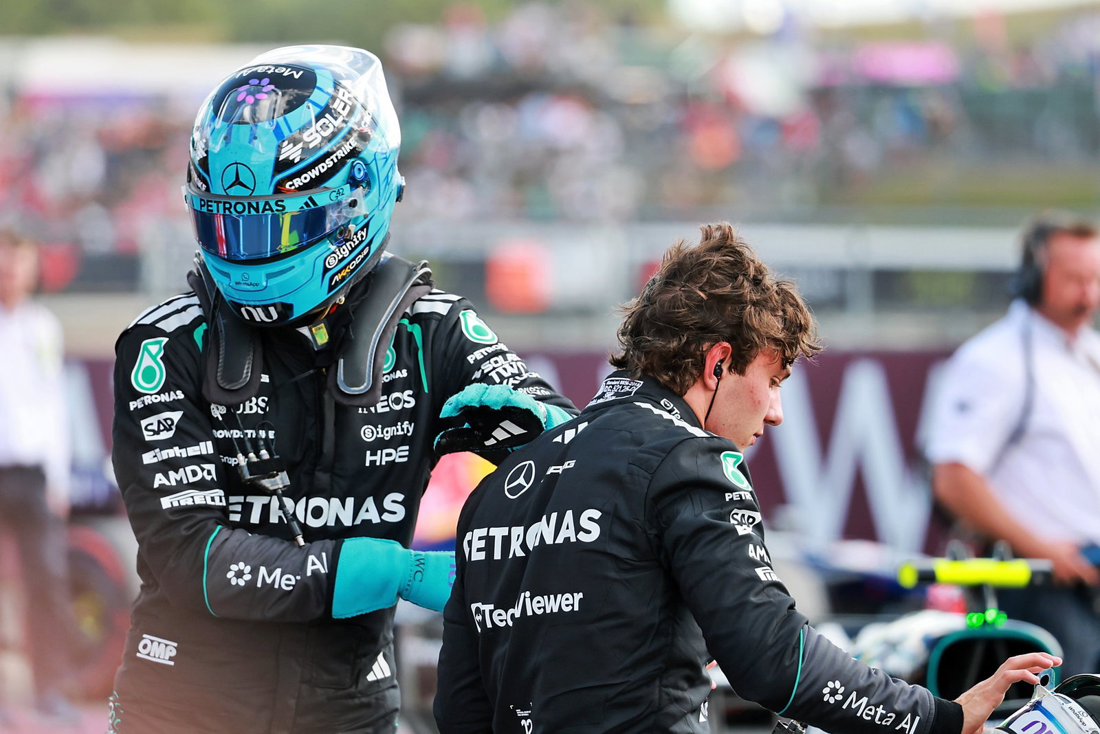 Russell has struggled against Antonelli at Silverstone