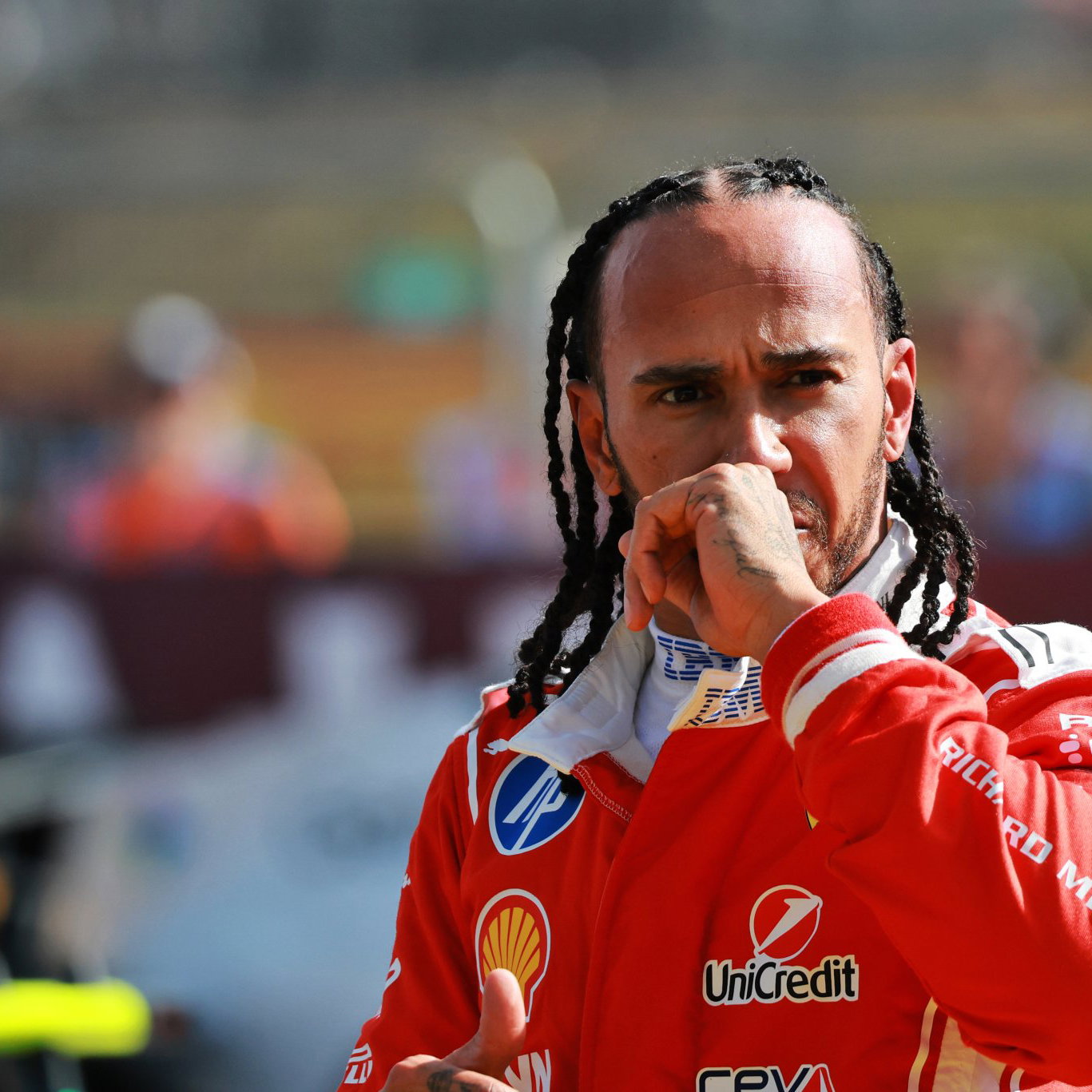 Hamilton was left to rue a deployment issue on his Ferrari