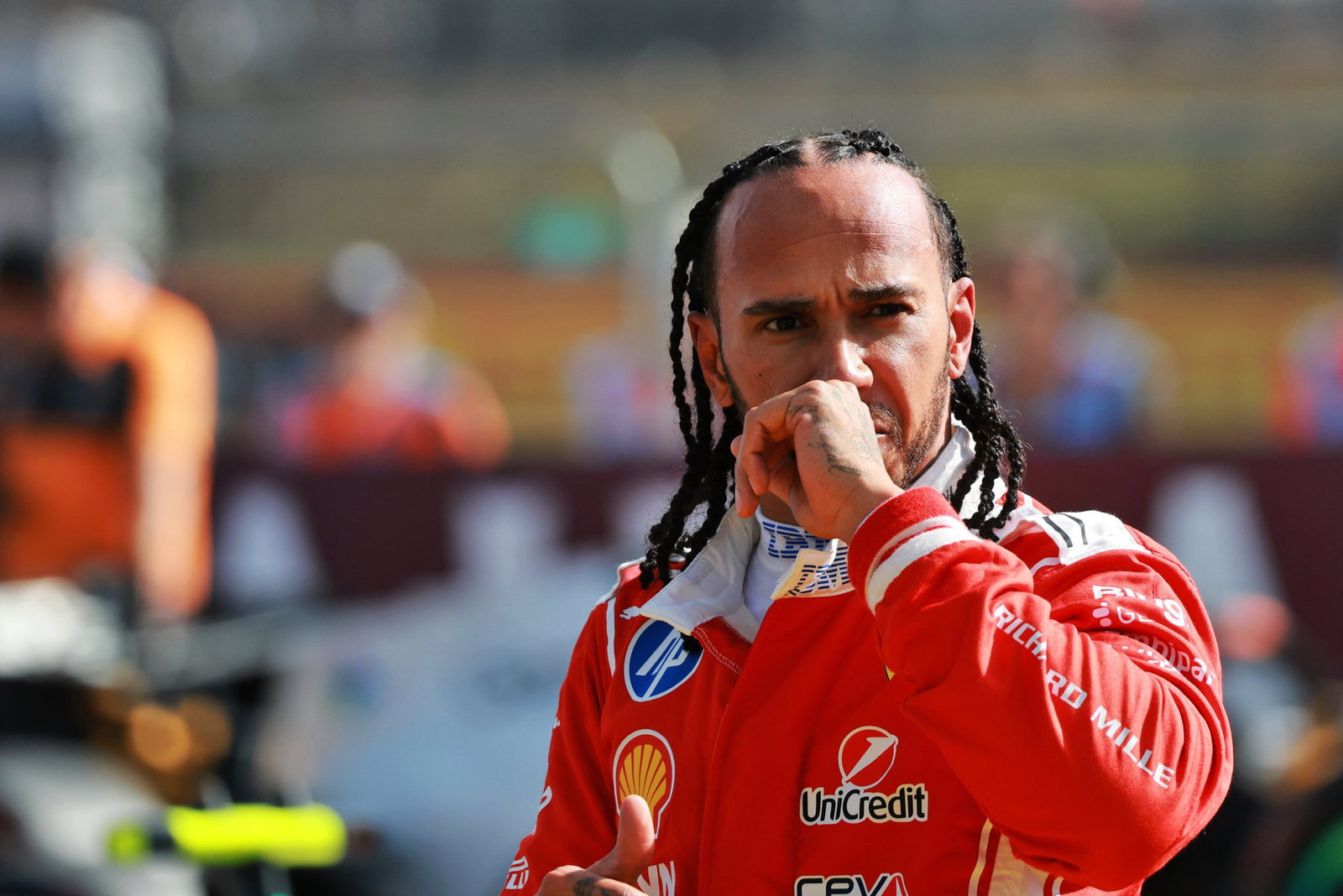 Hamilton was left to rue a deployment issue on his Ferrari
