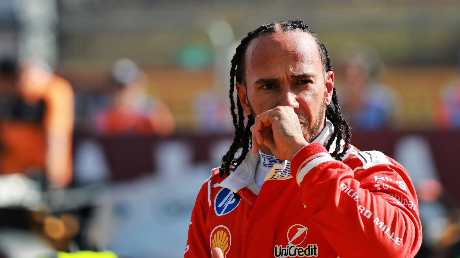 Hamilton was left to rue a deployment issue on his Ferrari