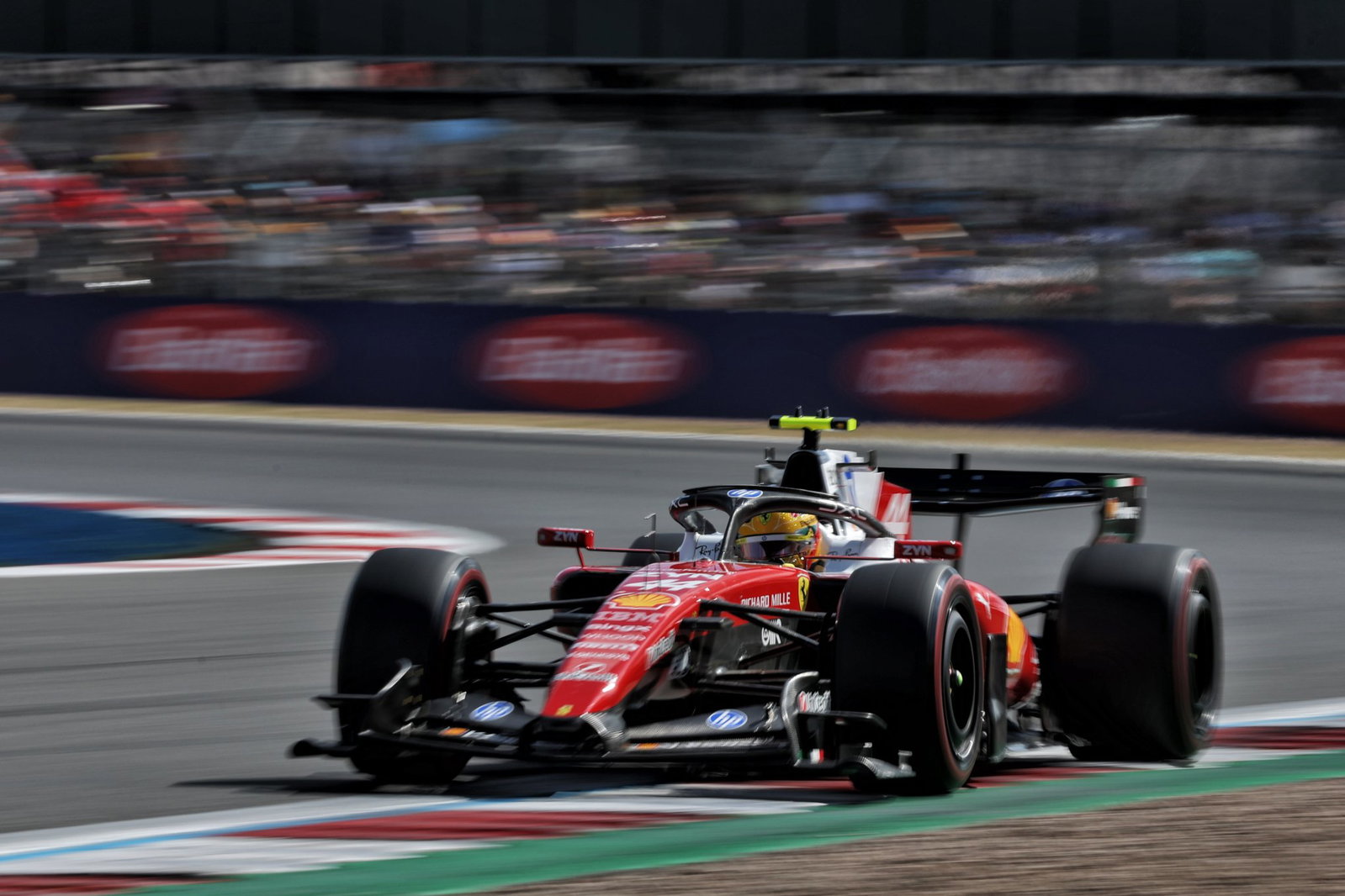 Hamilton could only take third for his home race
