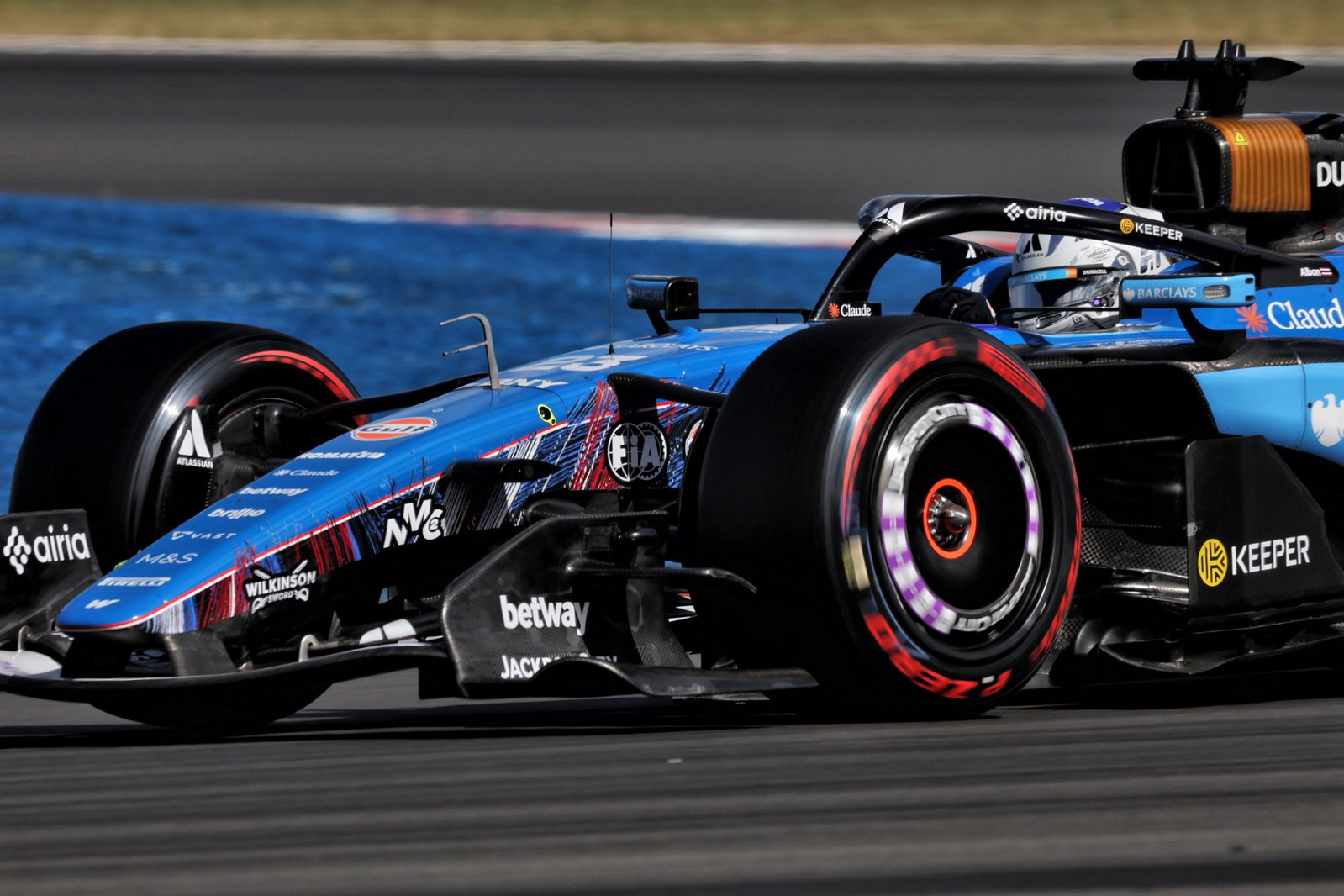 Albon at Silverstone