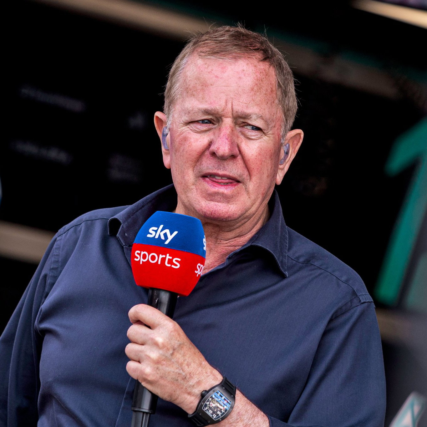 Martin Brundle at Silverstone