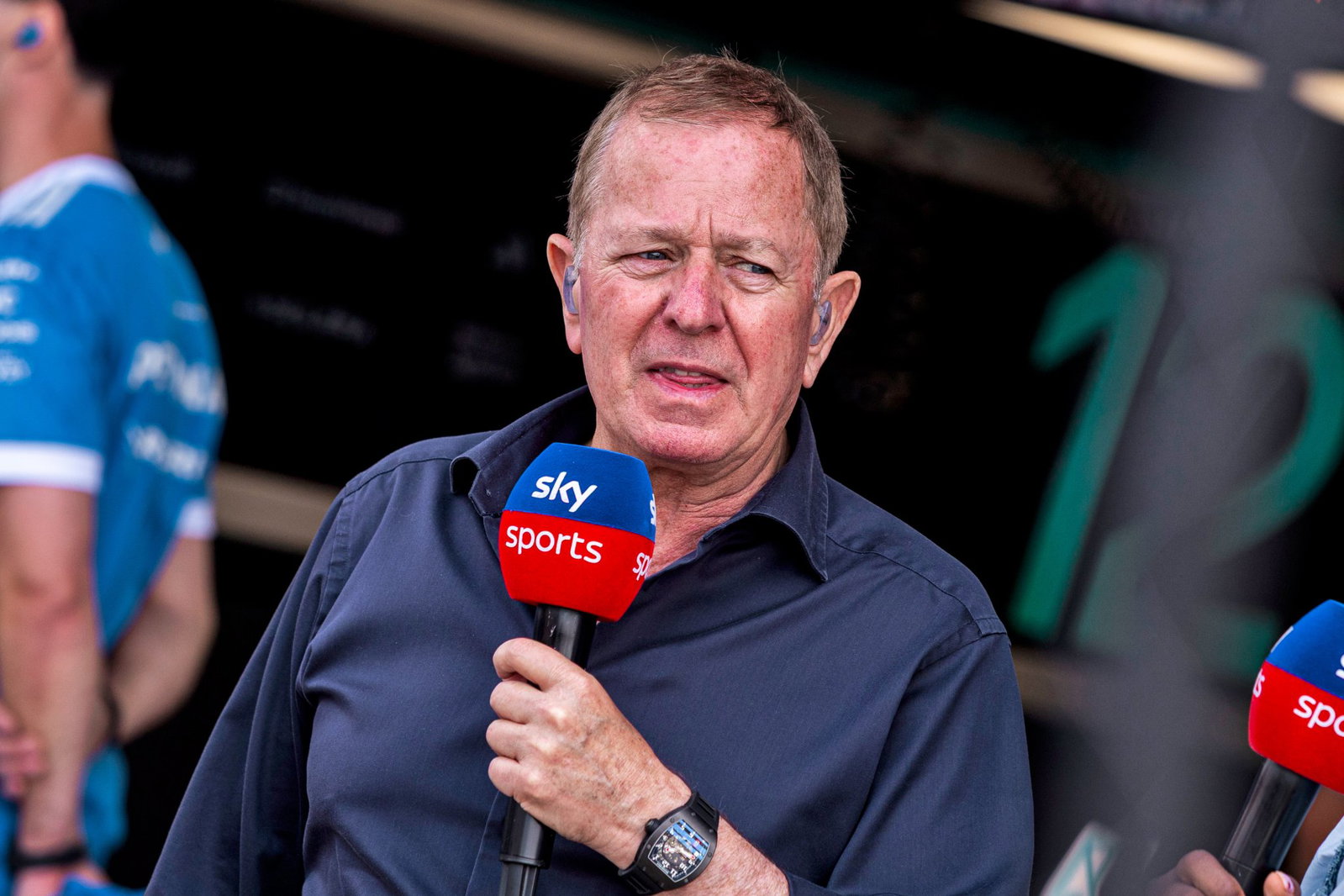 Martin Brundle at Silverstone