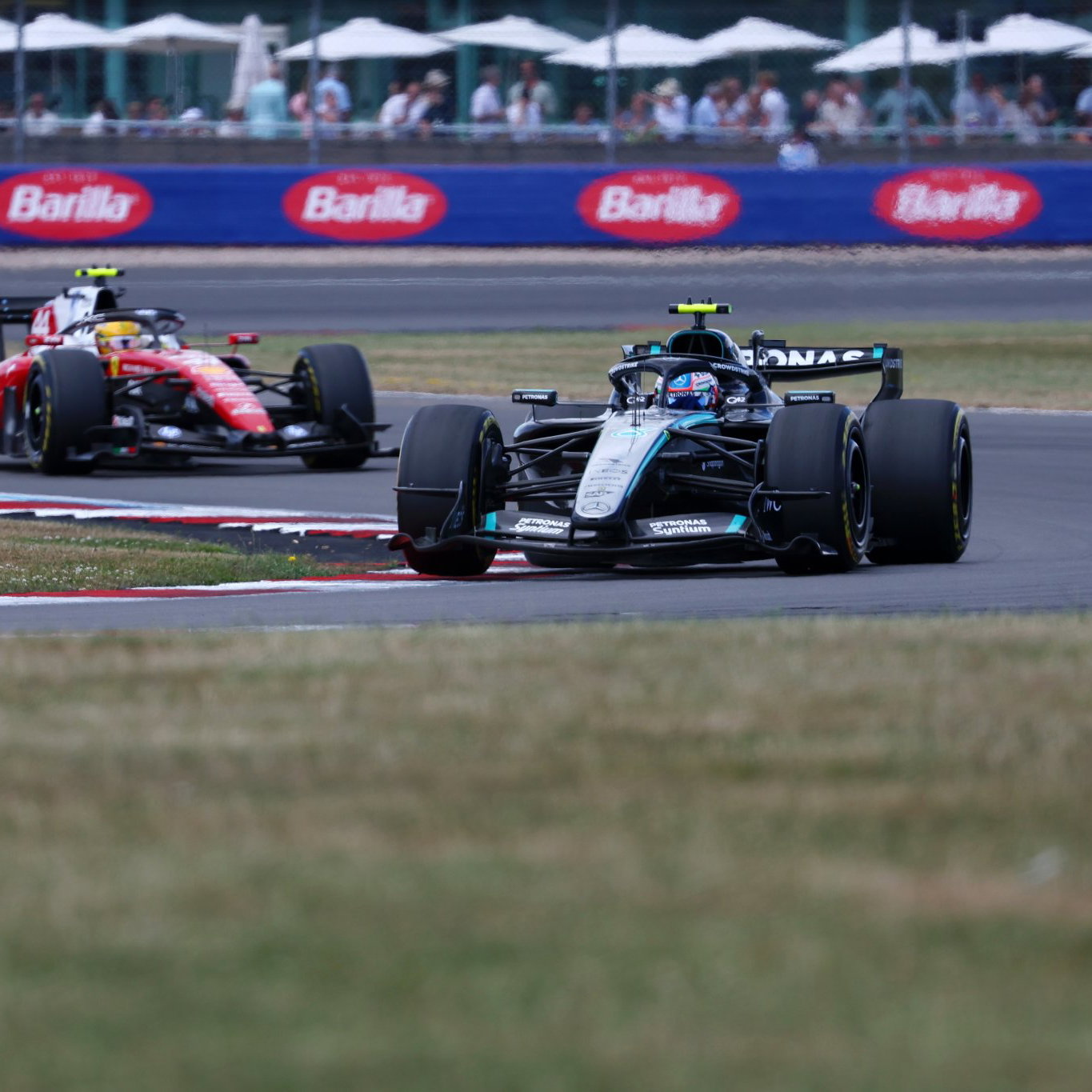 Antonelli looked on course for the win at Silverstone 