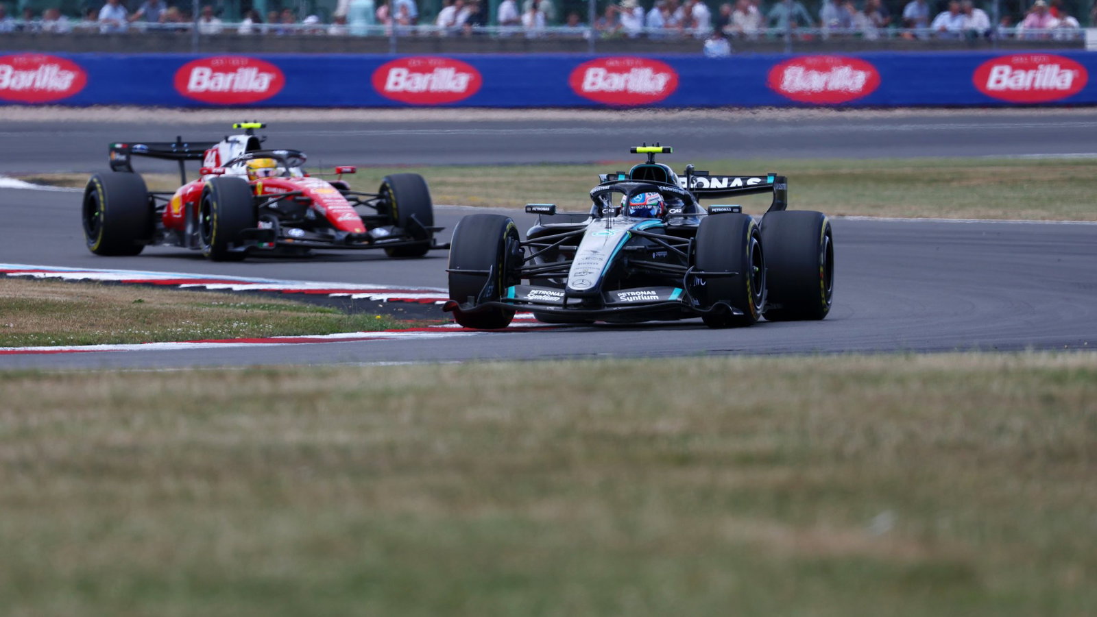 Antonelli looked on course for the win at Silverstone