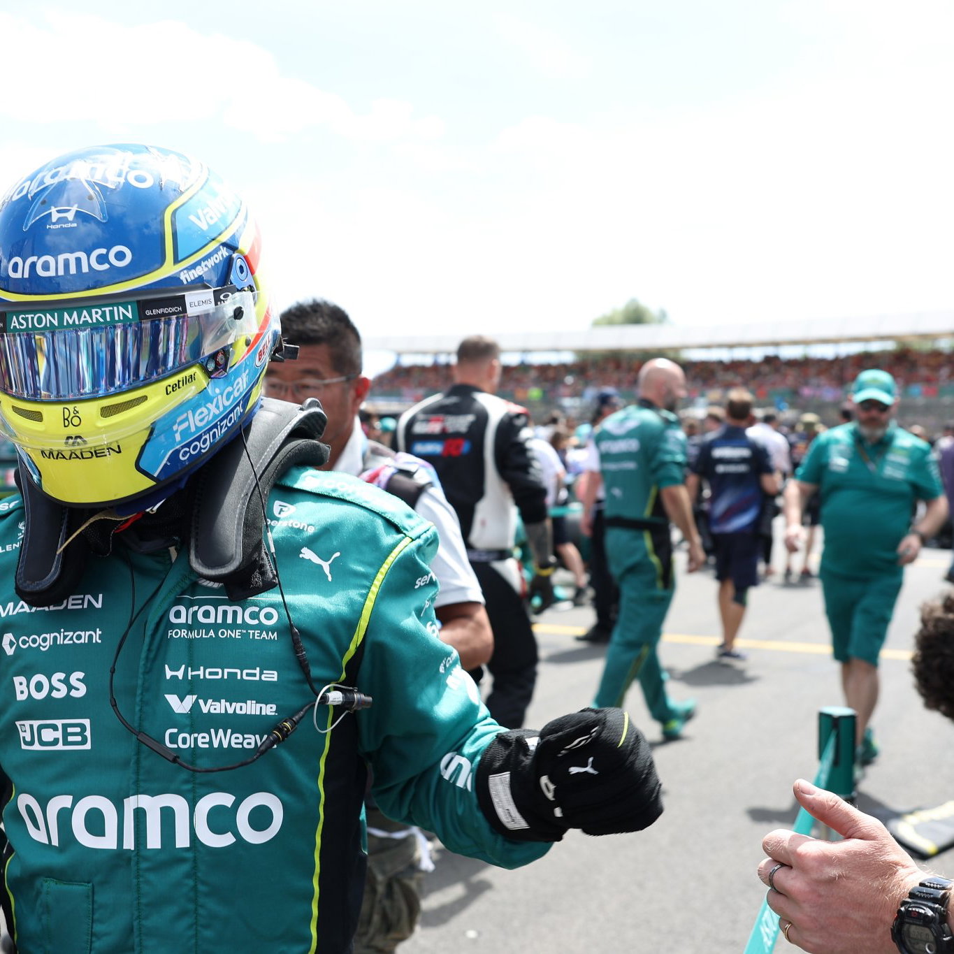 Fernando Alonso at Silverstone
