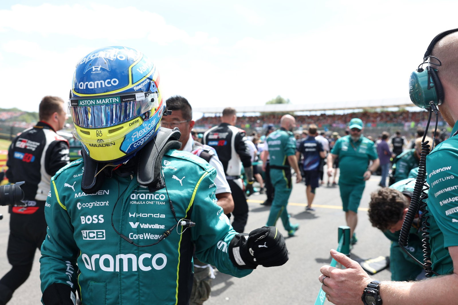 Fernando Alonso at Silverstone