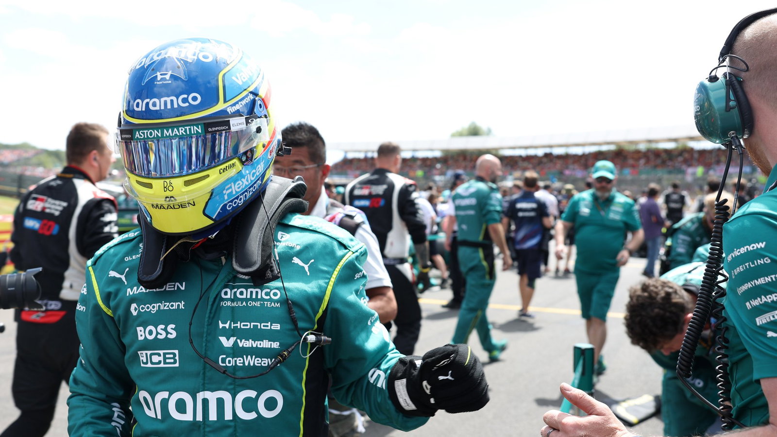 Fernando Alonso at Silverstone