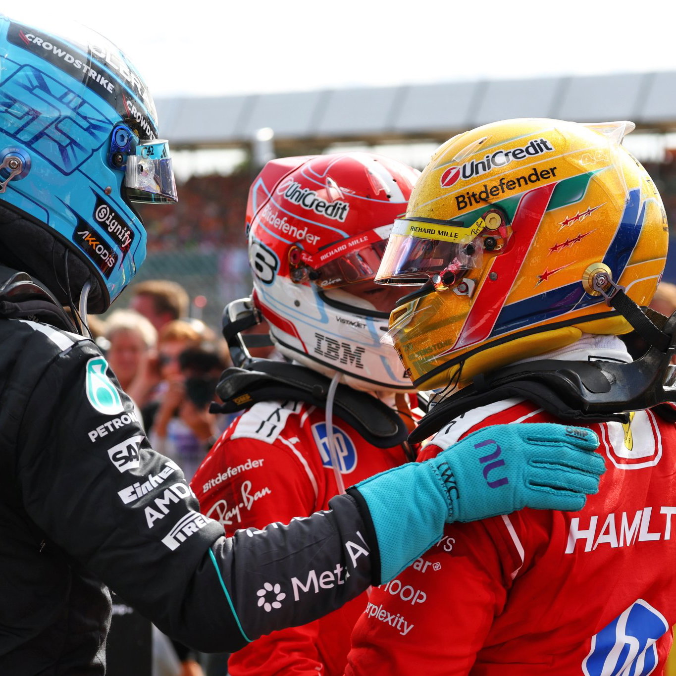 The top three at Silverstone