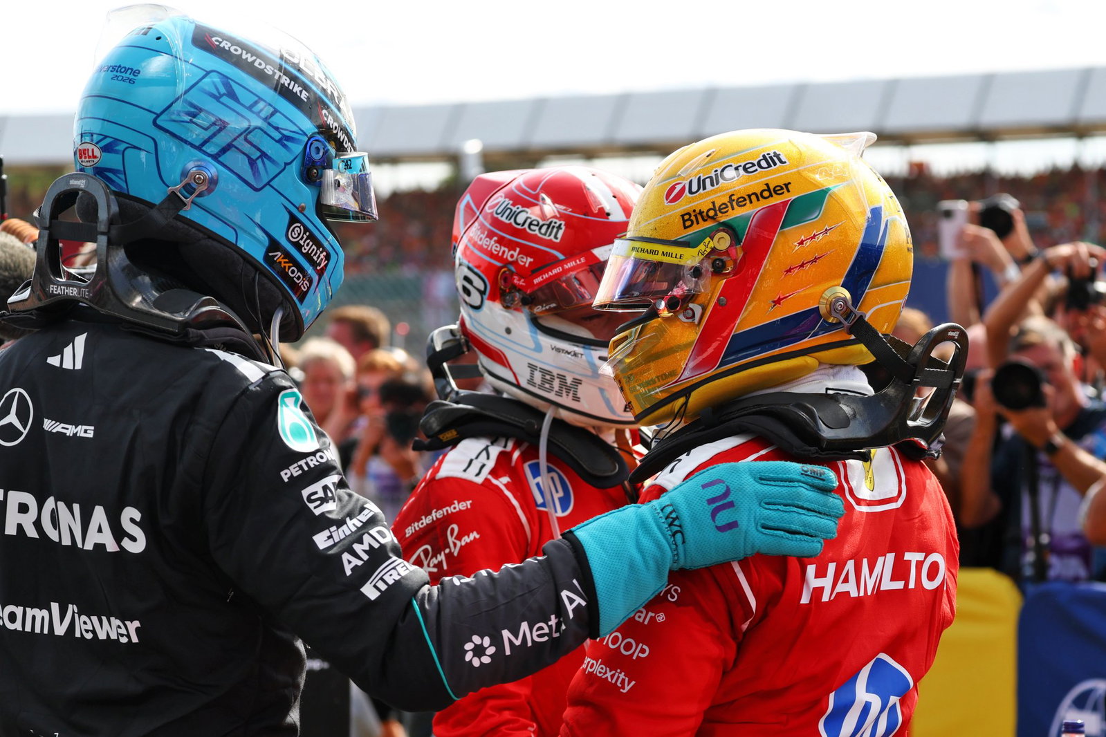 The top three at Silverstone