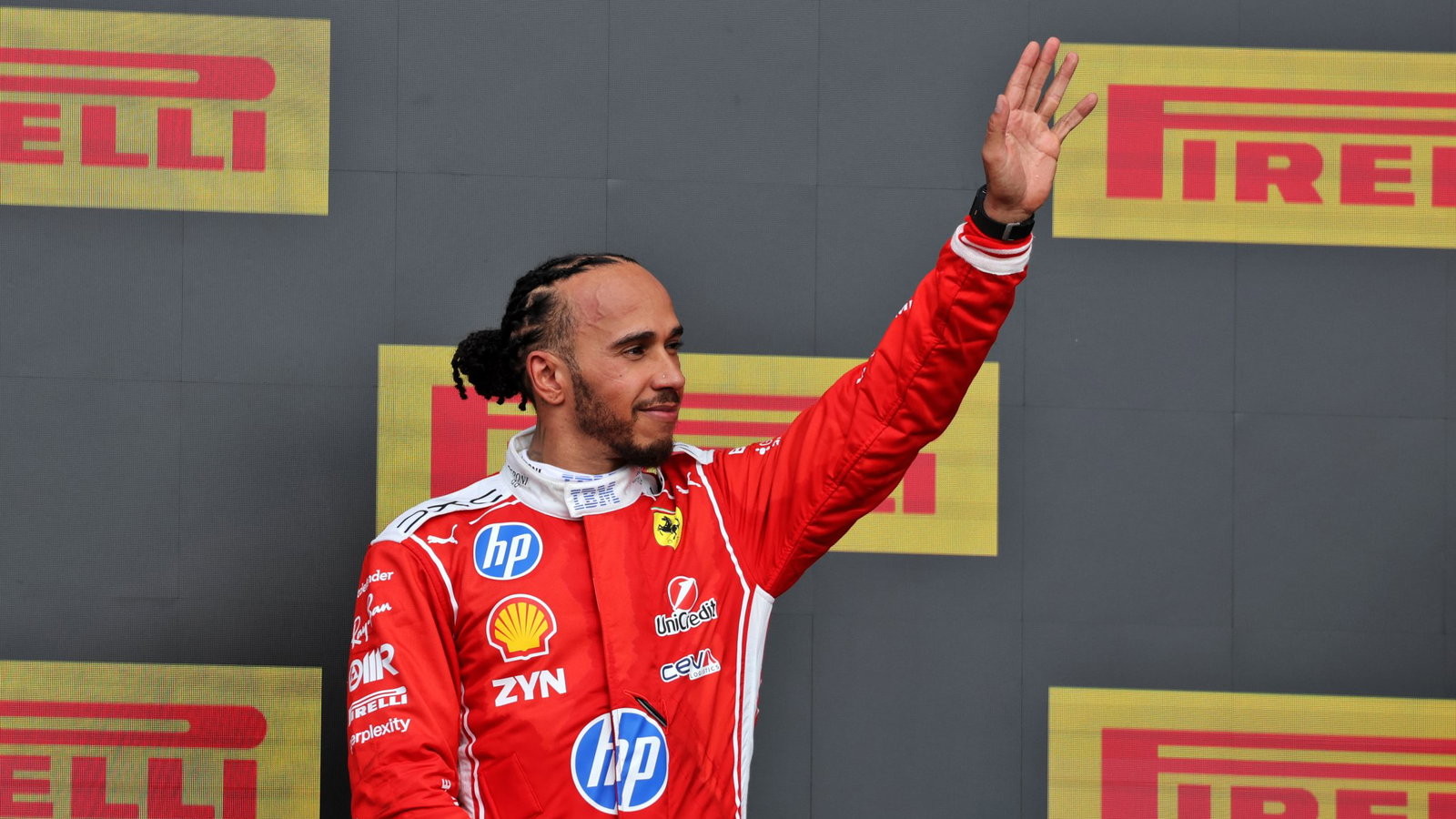 Lewis Hamilton at the British Grand Prix