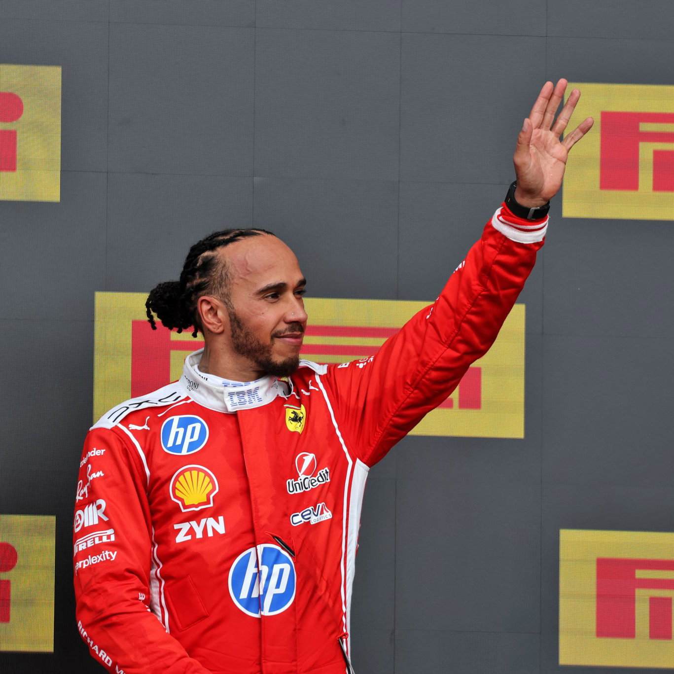 Lewis Hamilton at the British Grand Prix