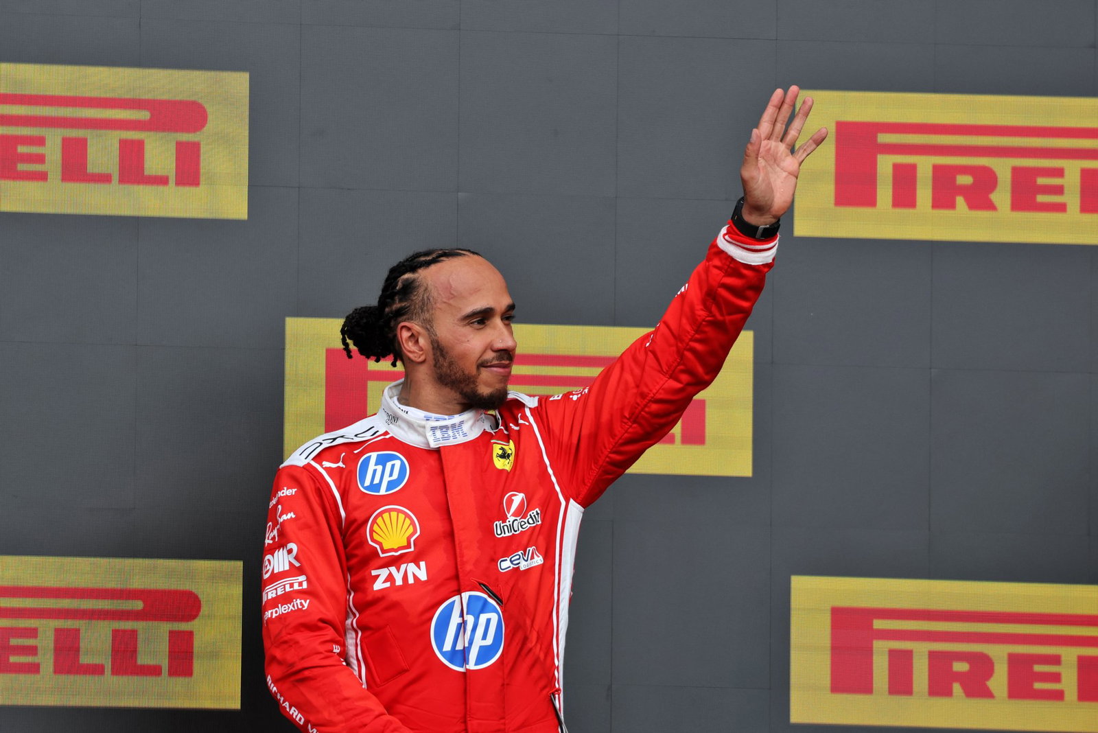Lewis Hamilton at the British Grand Prix