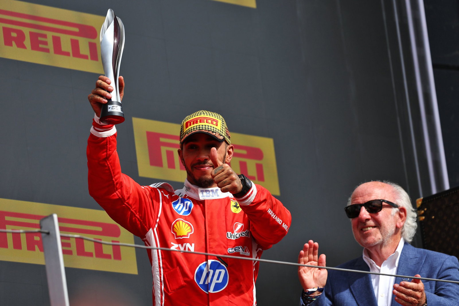 Hamilton has five podiums this season