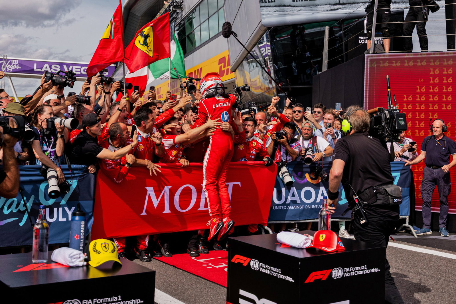 It was Leclerc's first British Grand Prix win