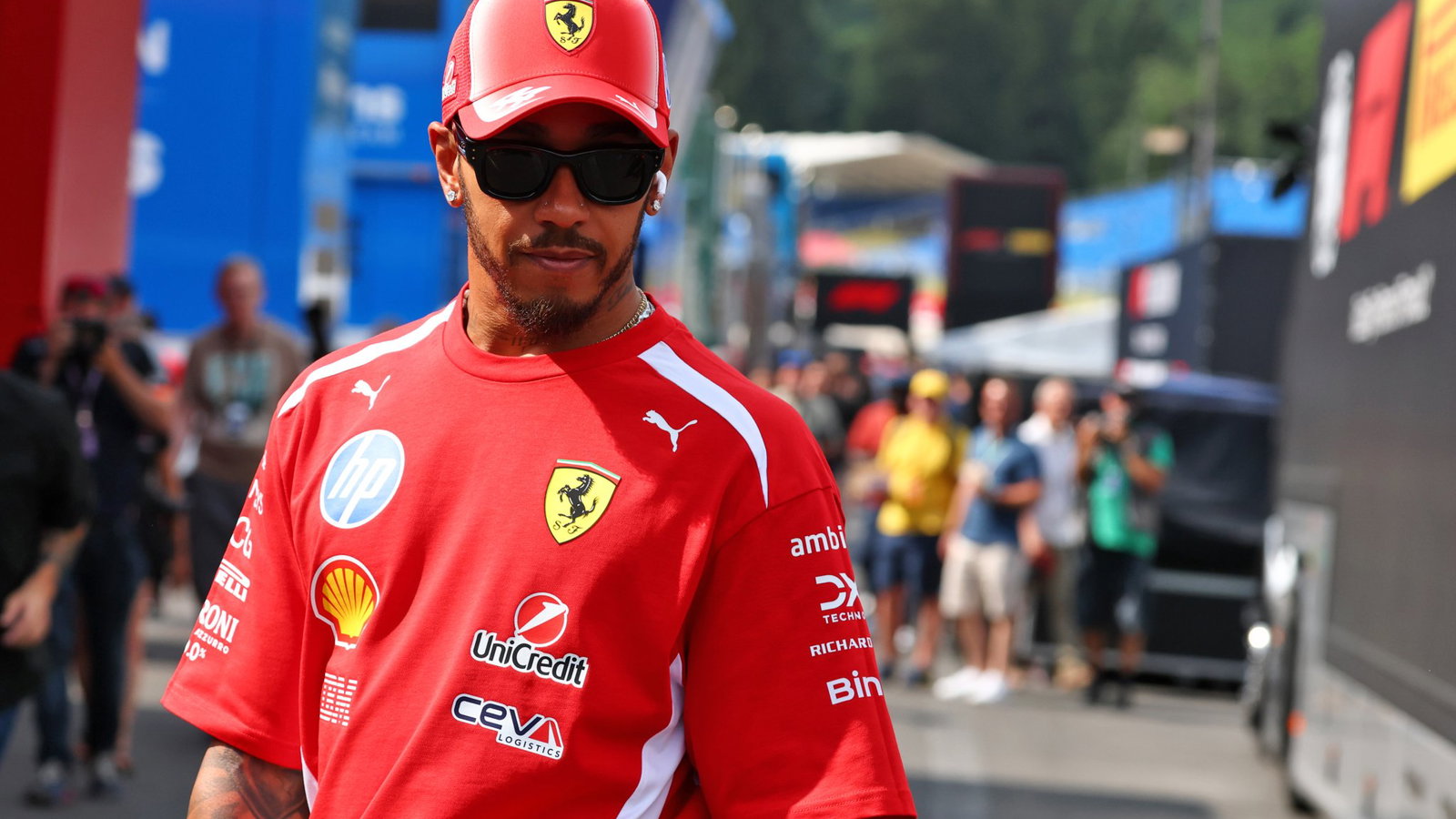Hamilton is enjoying a strong second season with Ferrari