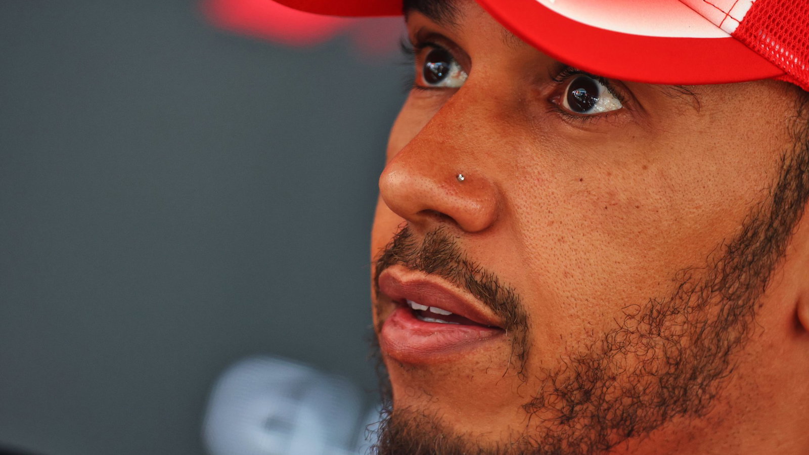 Hamilton accidentally hit one of his mechanics during his pit stop