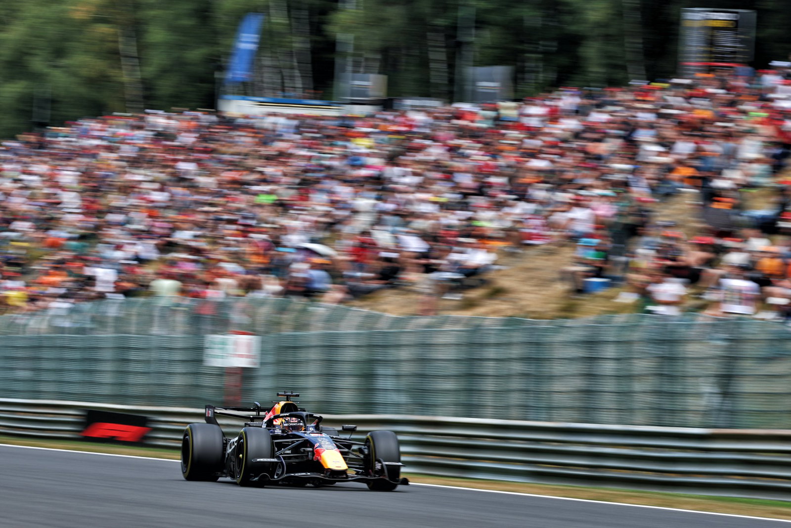 It is the first time this season Red Bull has set the pace in practice