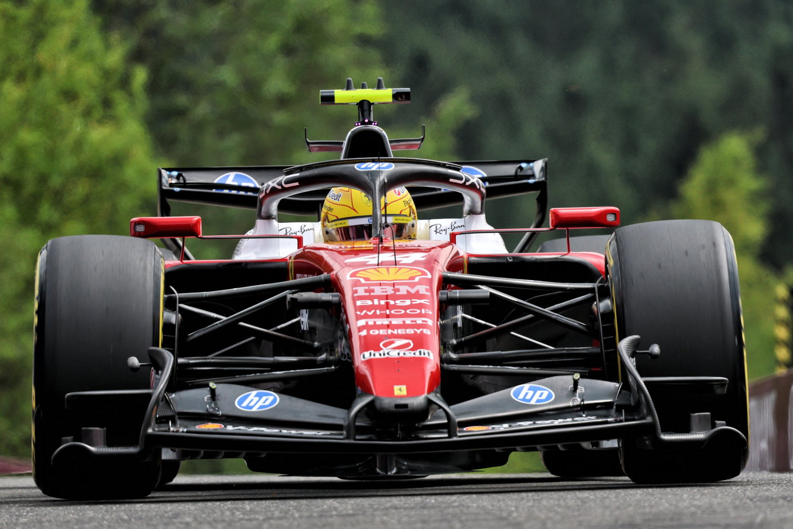 Hamilton has been impressed by the step forward of Ferrari
