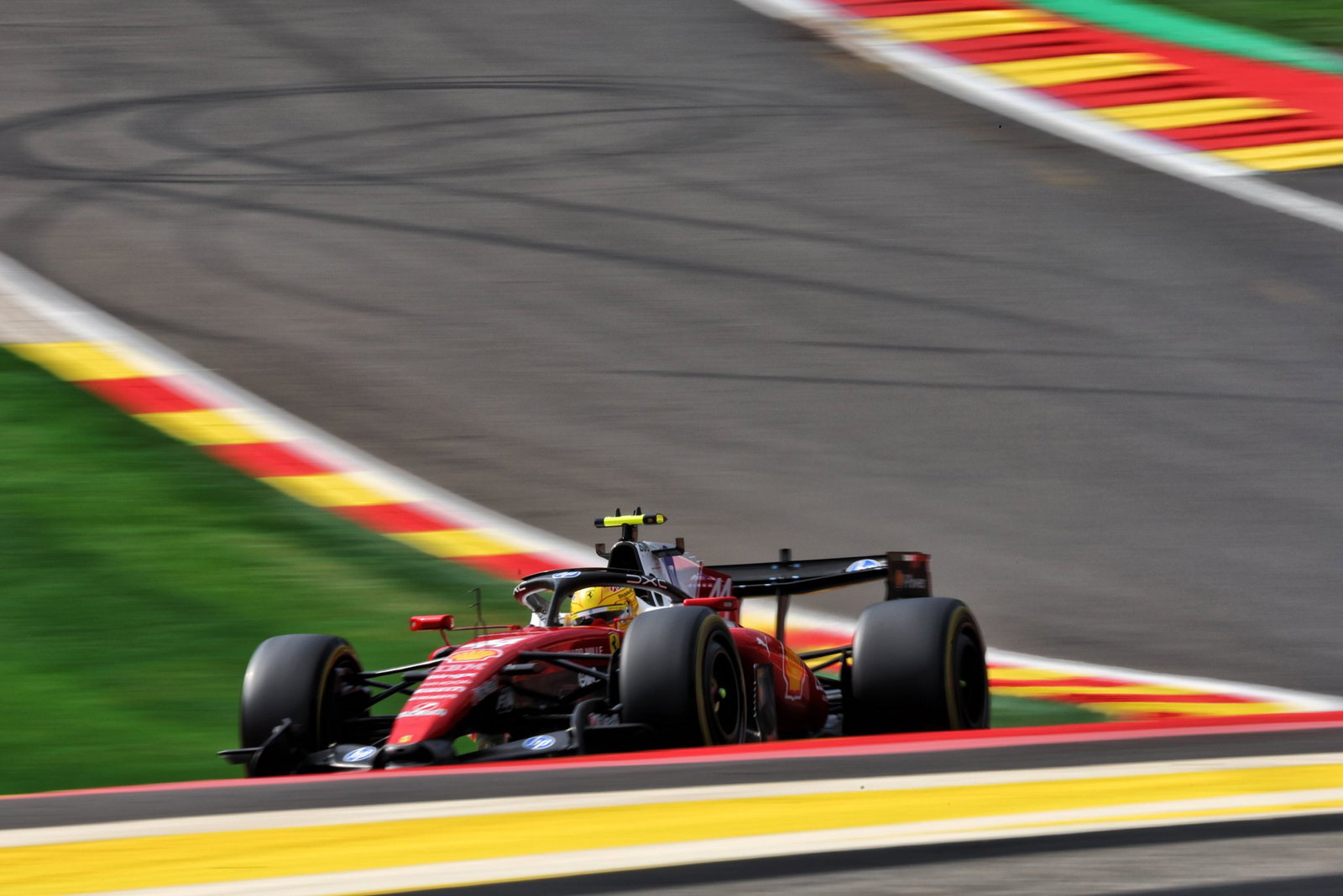 Hamilton was fourth but Ferrari lagged behind