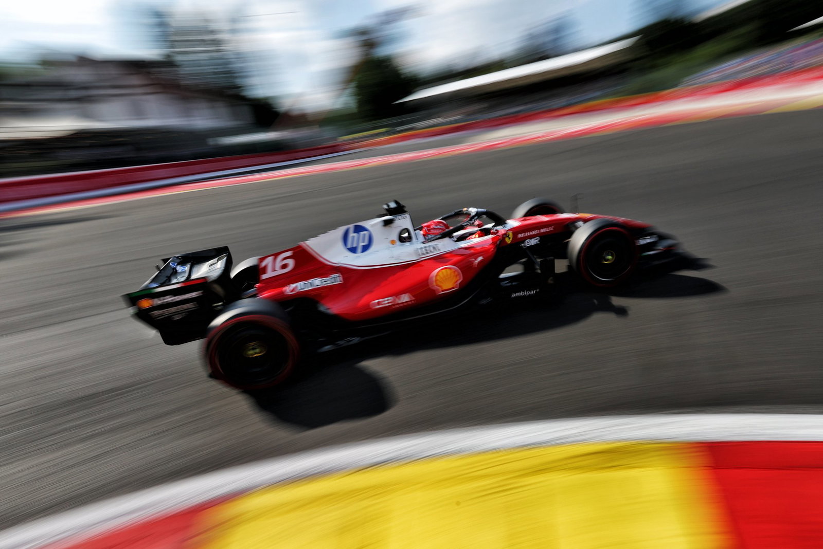 Leclerc gained a position with Norris' penalty