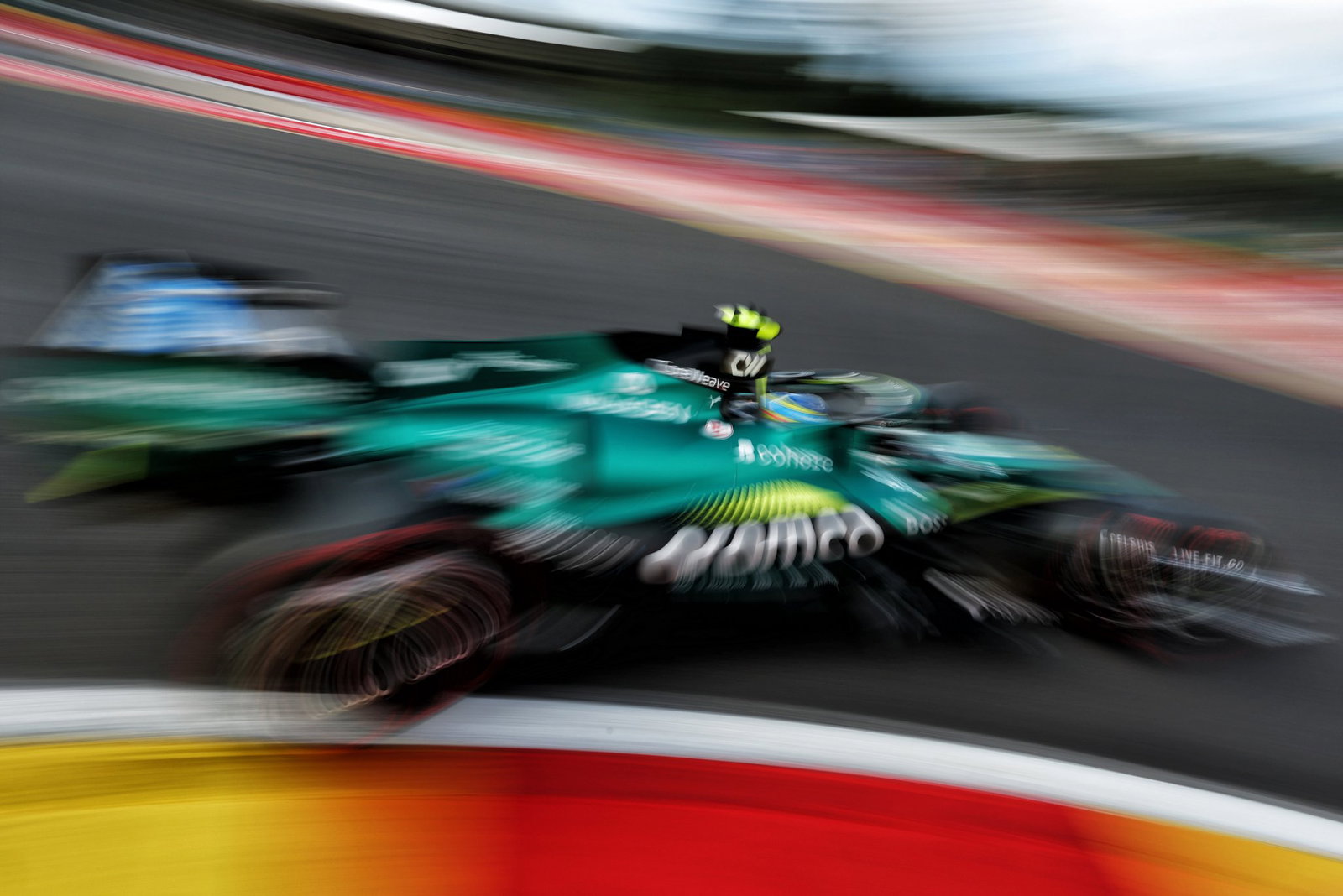 Alonso has taken on new power unit elements