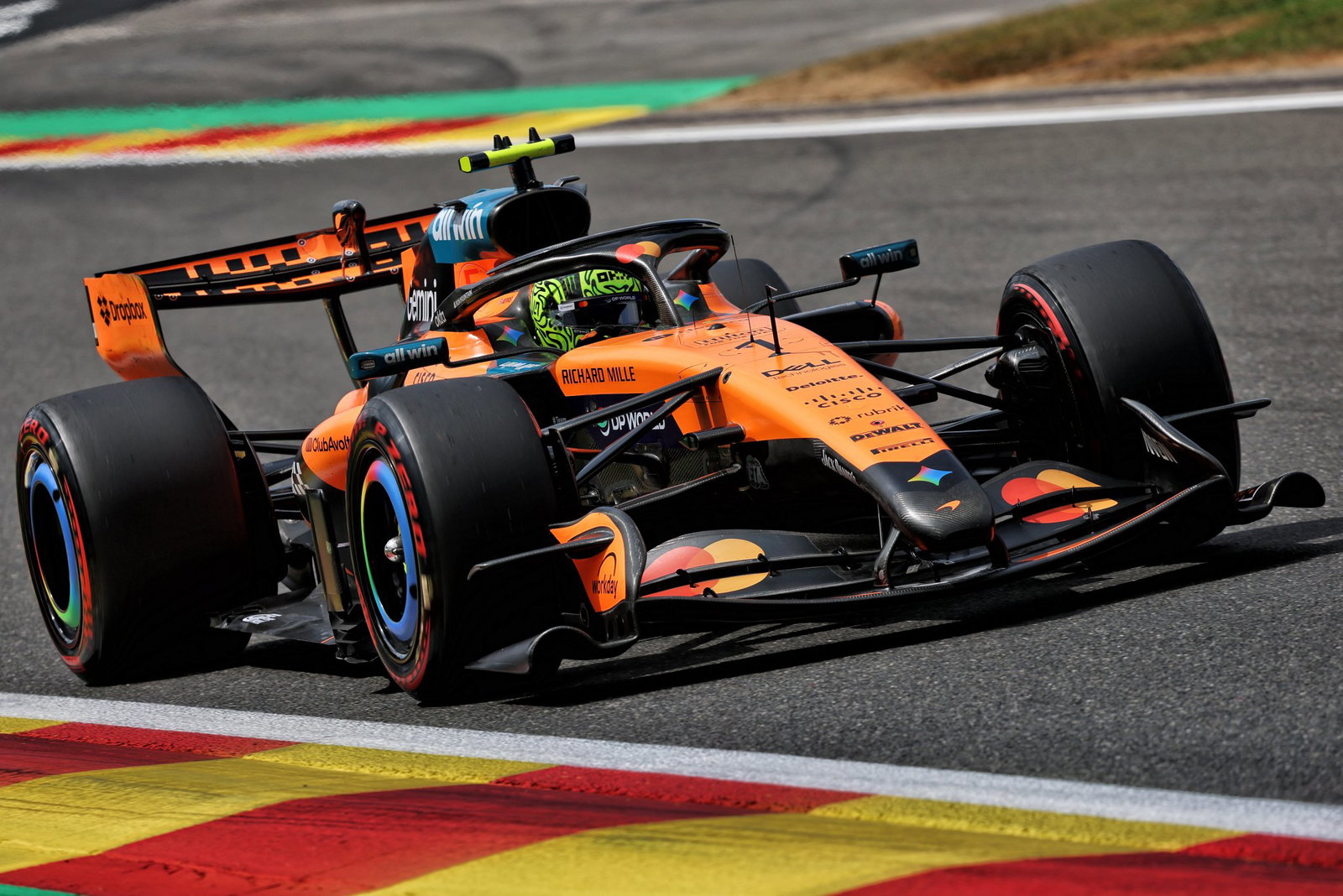 Norris at Spa