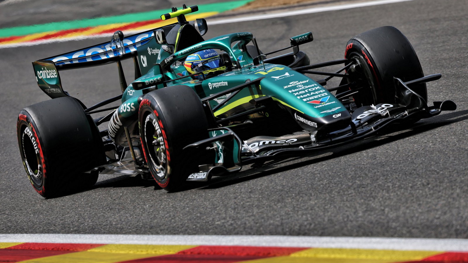 Alonso in Spa