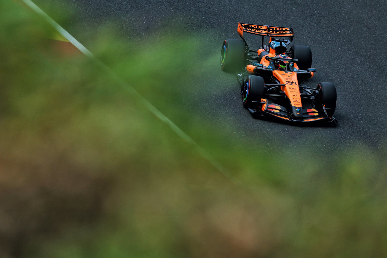 Piastri endured a frustrating qualifying at Spa