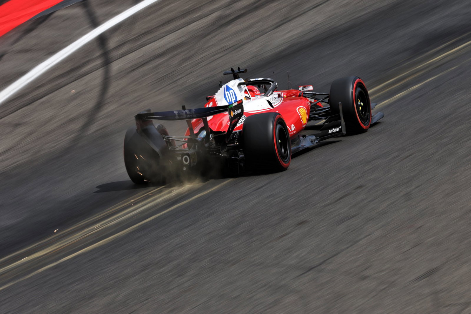 Leclerc at Spa