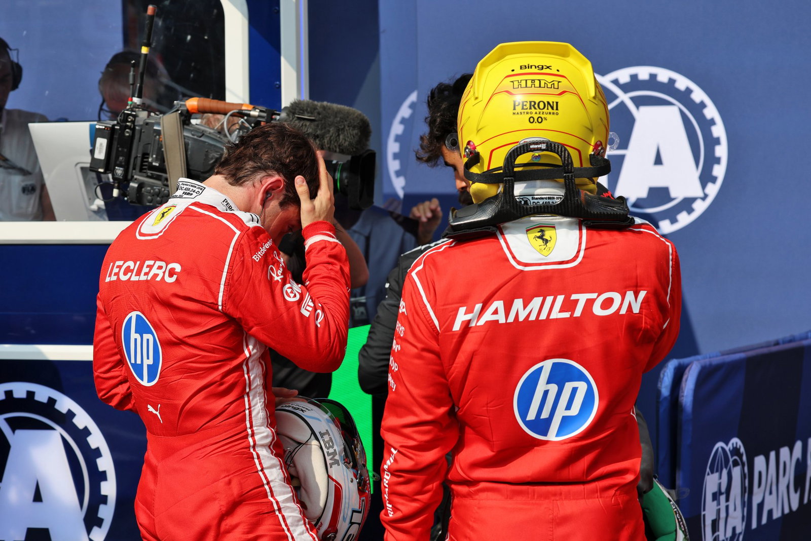 Leclerc edged Hamilton by the finest of margins in qualifying