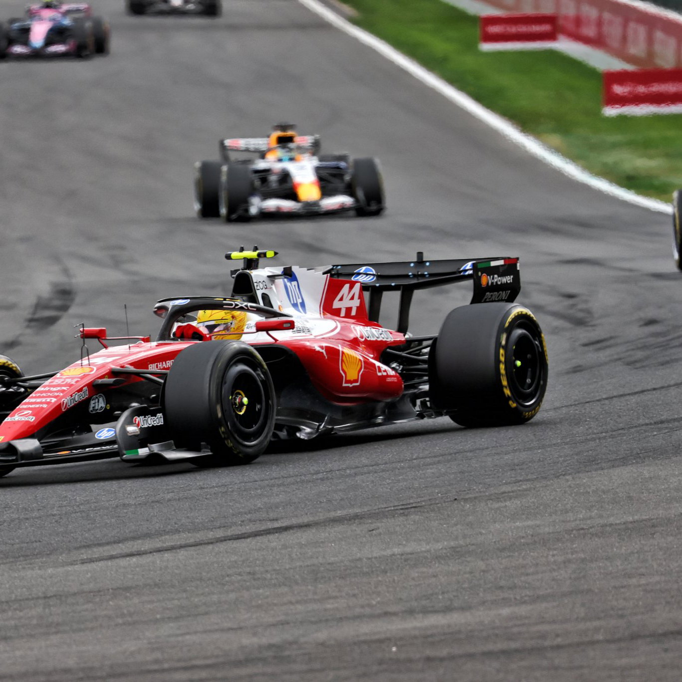 Hamilton was pinged with a five-second time penalty