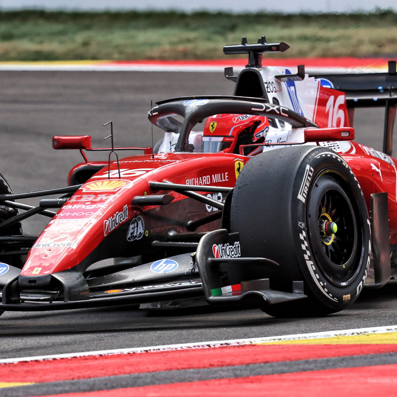 Leclerc claimed a strong second at Spa