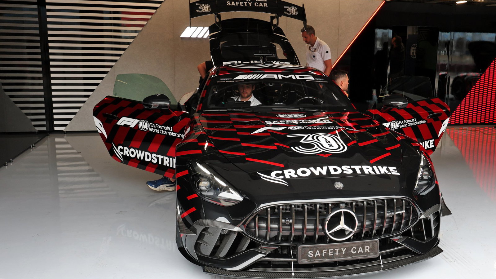 The new Mercedes F1 safety car