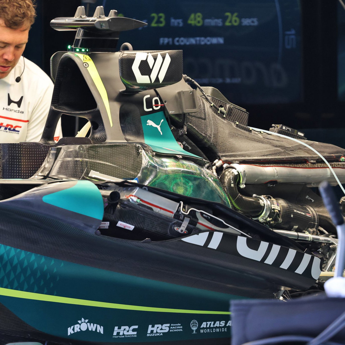 Aston Martin has brought a big upgrade to Hungary