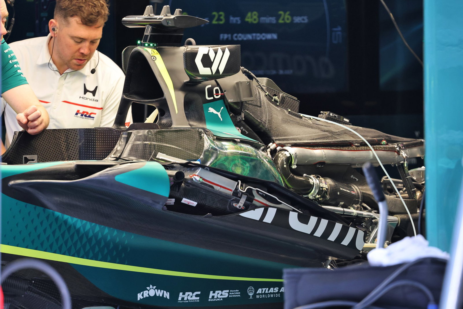 Aston Martin has brought a big upgrade to Hungary