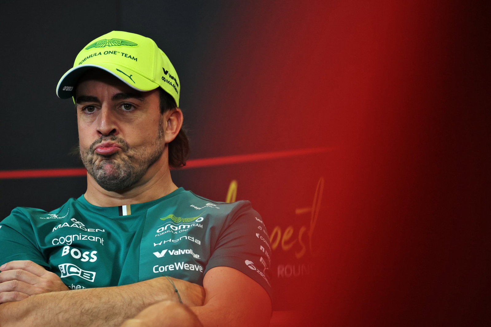 Alonso has endured a tough year with Aston Martin