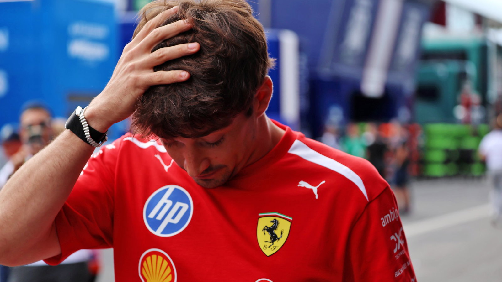Leclerc held his hands up about his defence against Piastri 