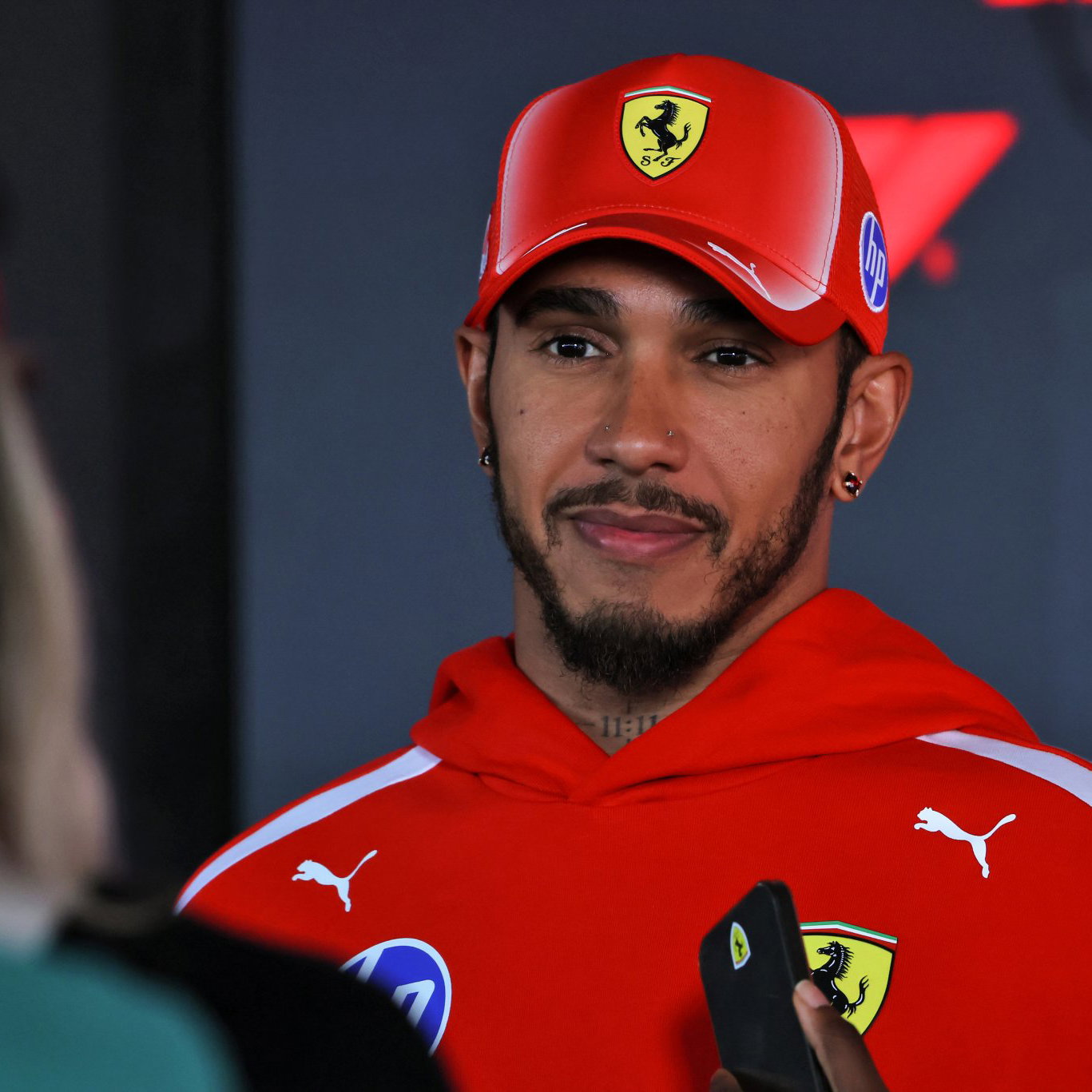 Hamilton is having a strong second season with Ferrari 
