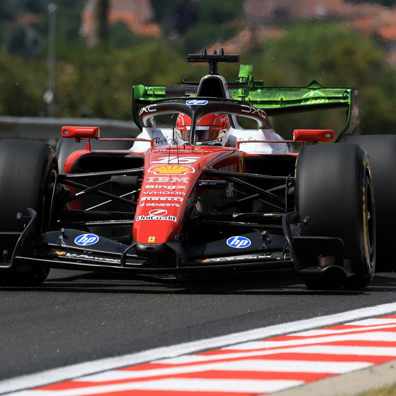 Leclerc set the pace in first practice in Hungary 