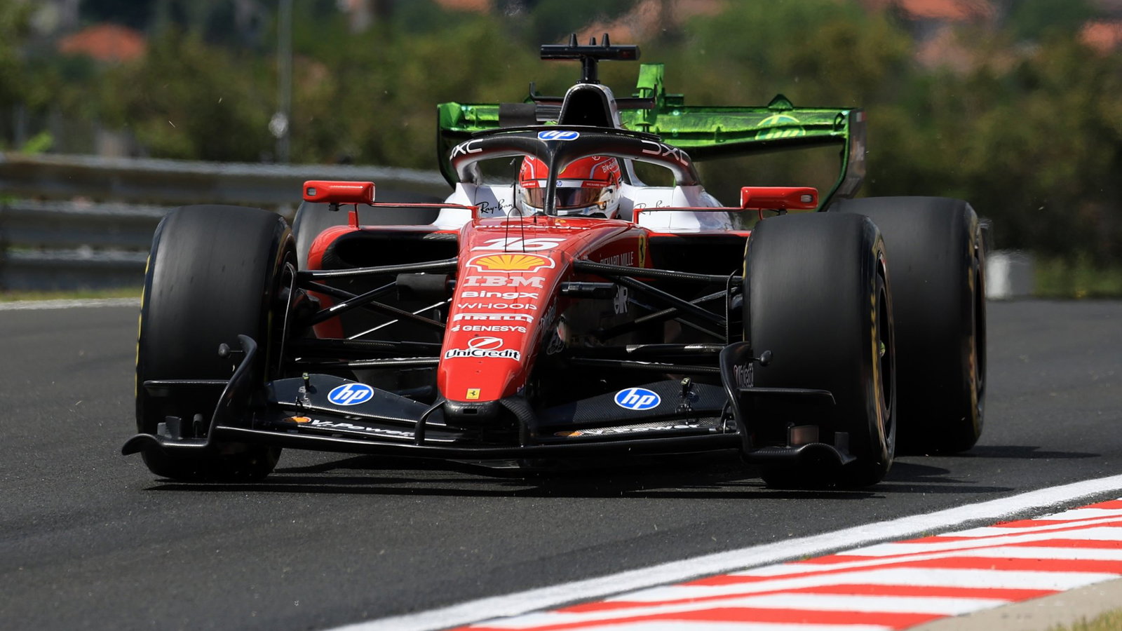 Leclerc set the pace in first practice in Hungary 