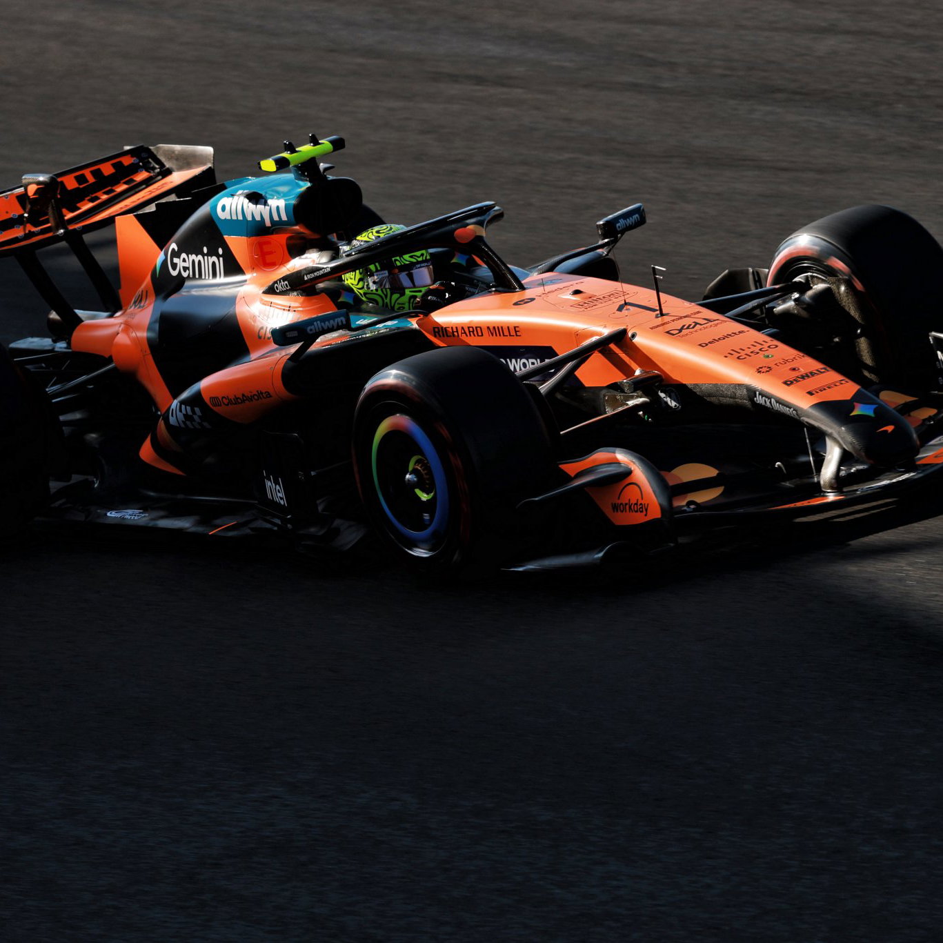Norris led the way in final practice at the Hungaroring