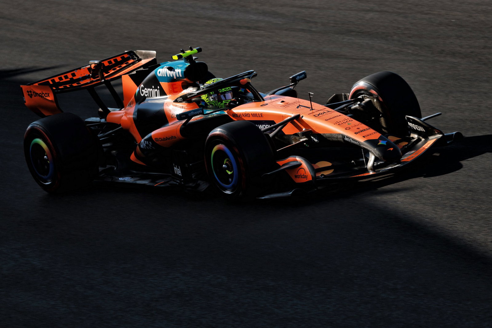 Norris led the way in final practice at the Hungaroring