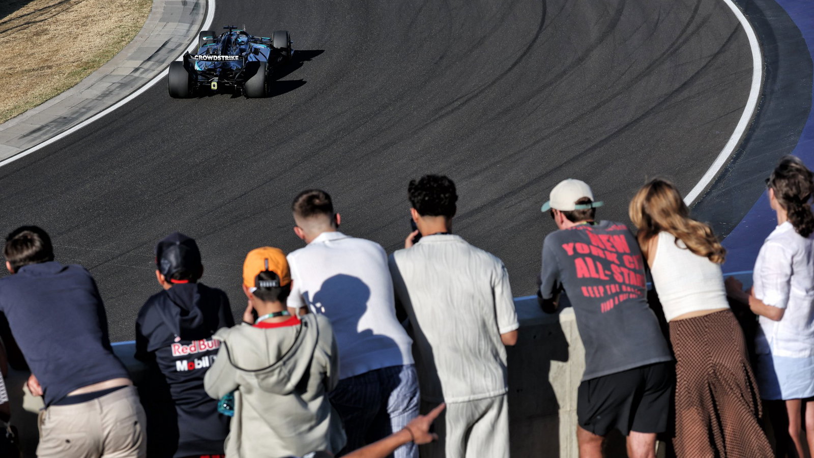 Parts of the Hungaroring track surface broke up on Friday 