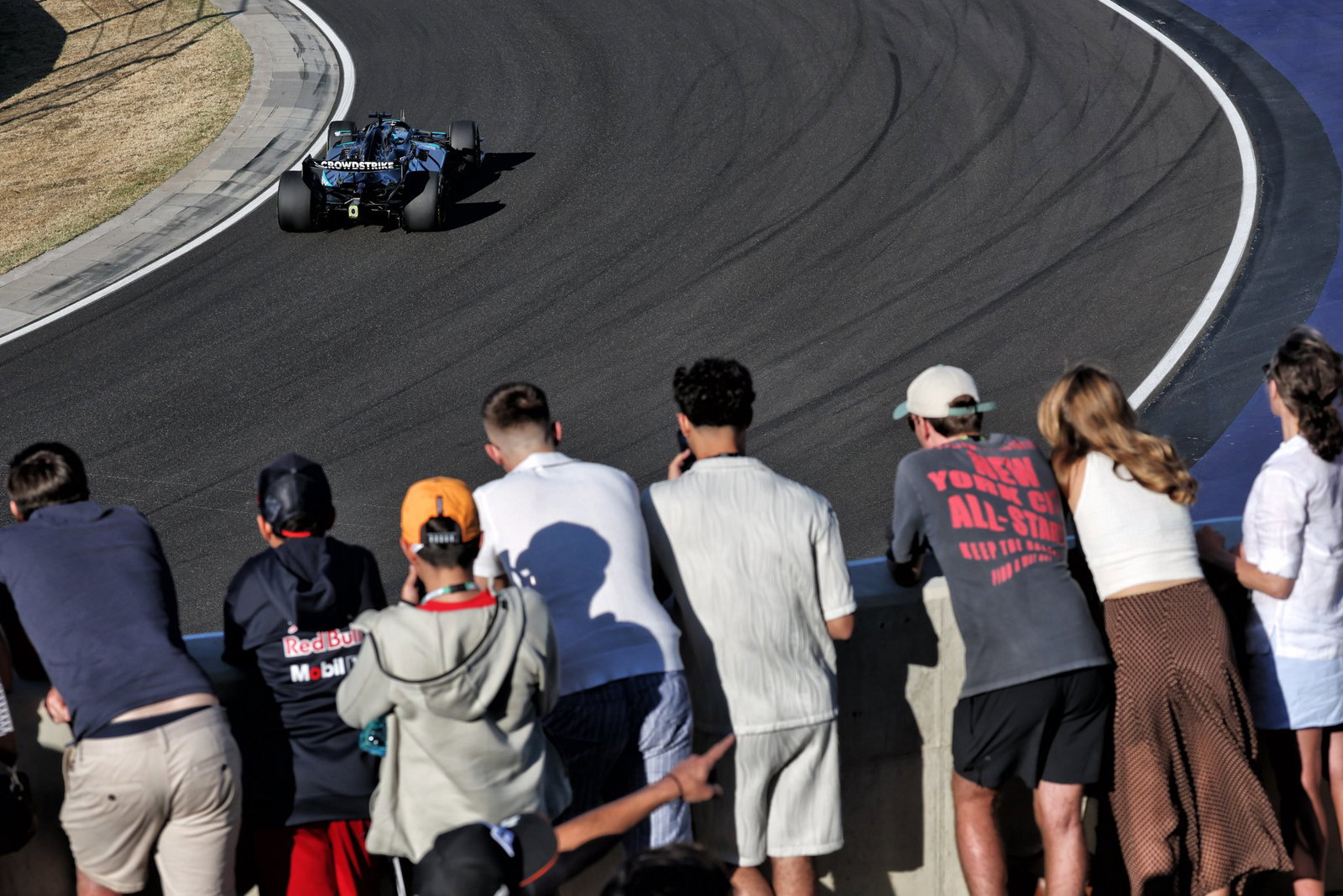 Parts of the Hungaroring track surface broke up on Friday