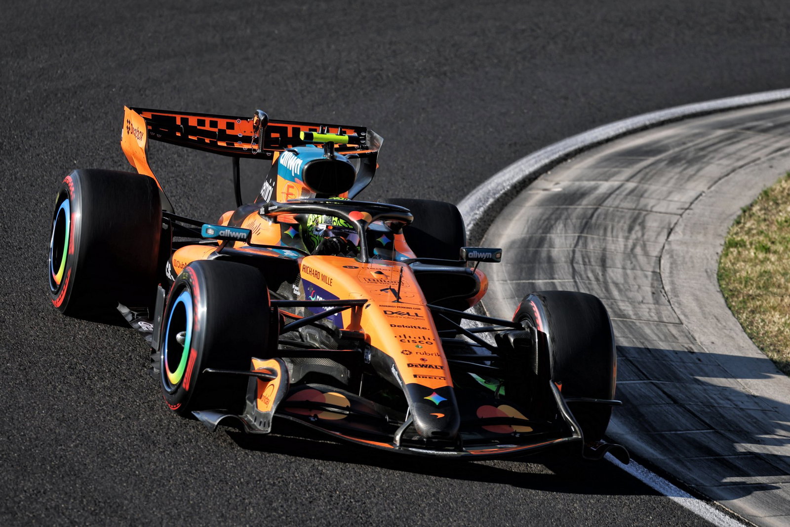 Norris snatched pole in Hungary 