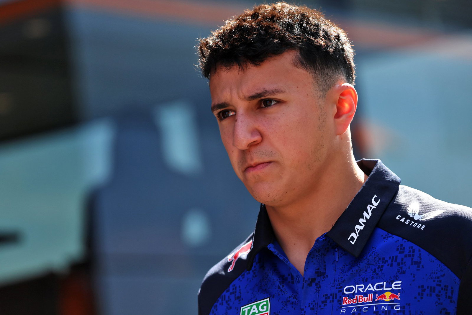 Isack Hadjar is eighth in the points at the summer break