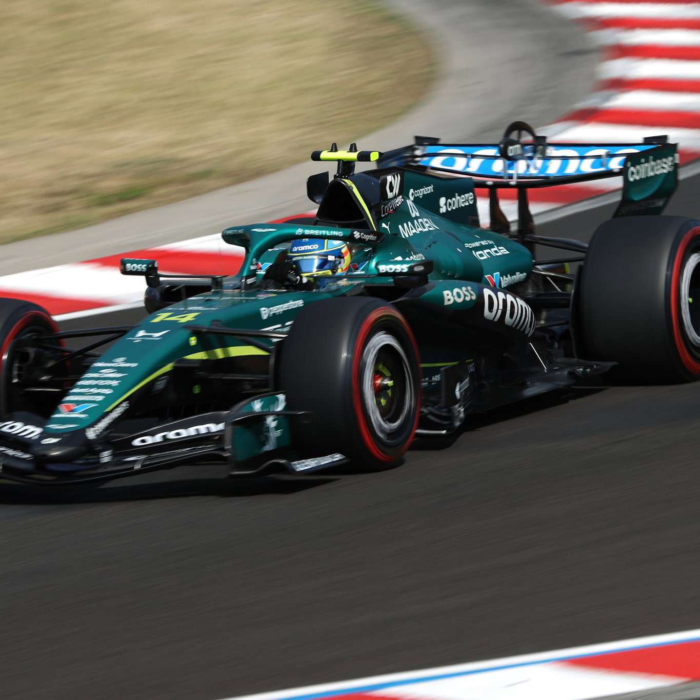 Alonso at Hungary